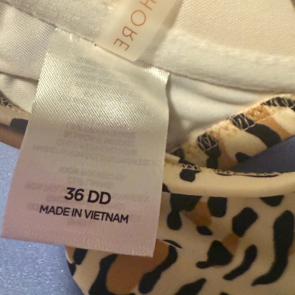 Shade & Shore Brown and Black Leopard Bikini Top - Picture 5 of 7